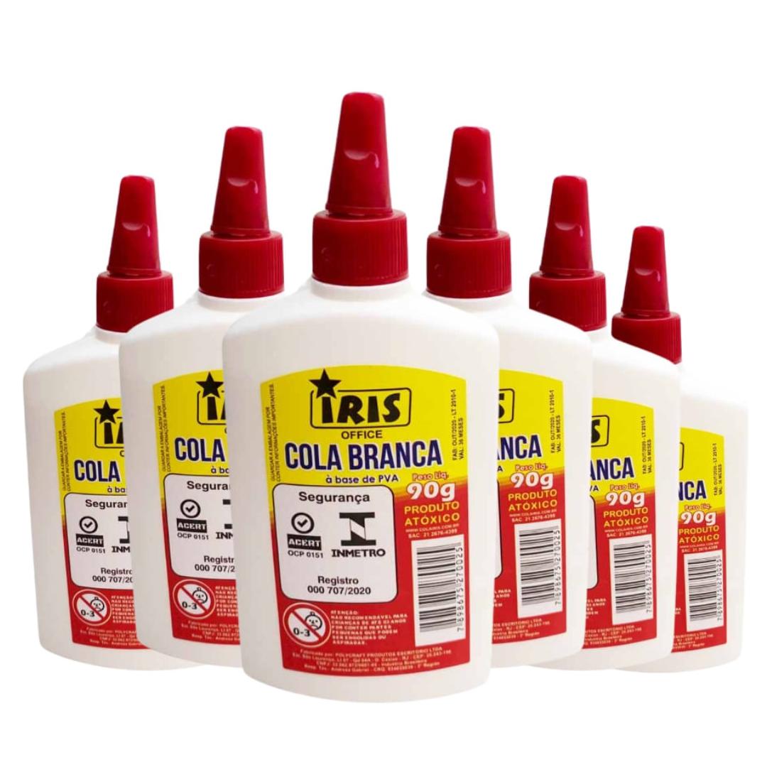 Cola Branca 90G Office Iris 066 - Cx 12 Unidades