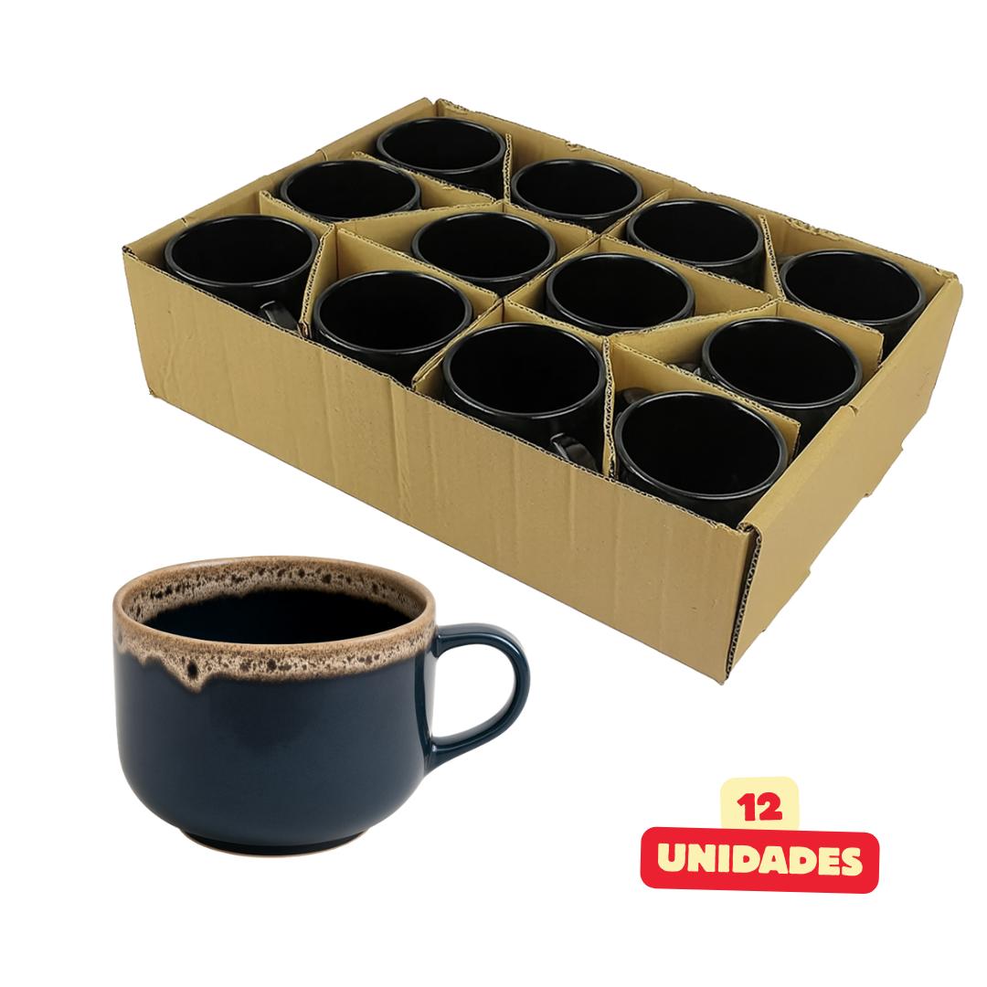 Caneca Jumbo Borda Porc Horacilio - Cx 12 Unidades