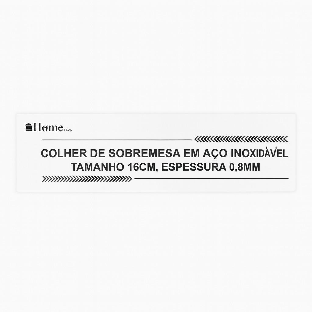 Colher De Sobremesa Chazak  - Cx 24 Unidades
