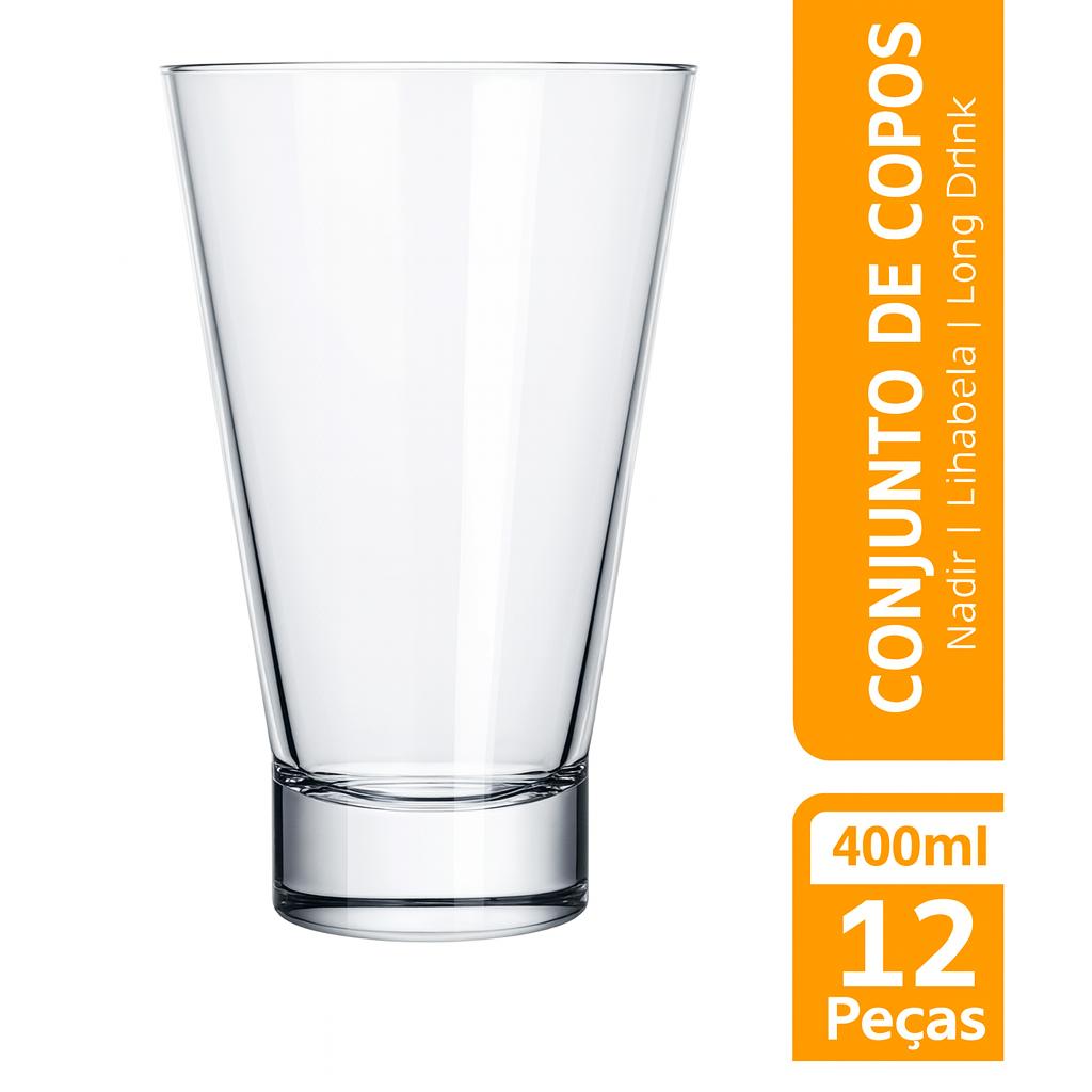 Copo Ilhabela Caipirinha Long Drink 400Ml - Cx 12 Unidades