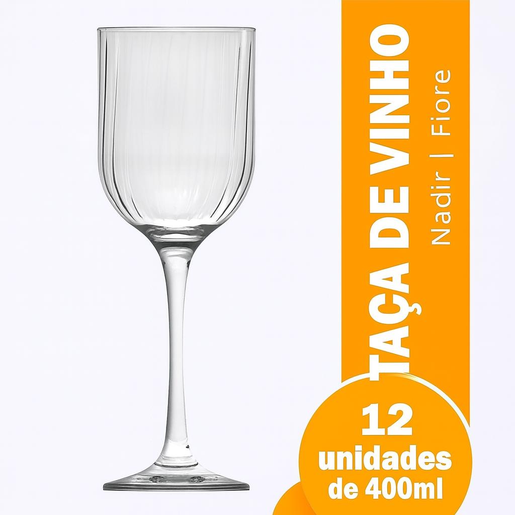 Taça Degustacao Fiori 515Ml Nadir - Cx 12 Unidades