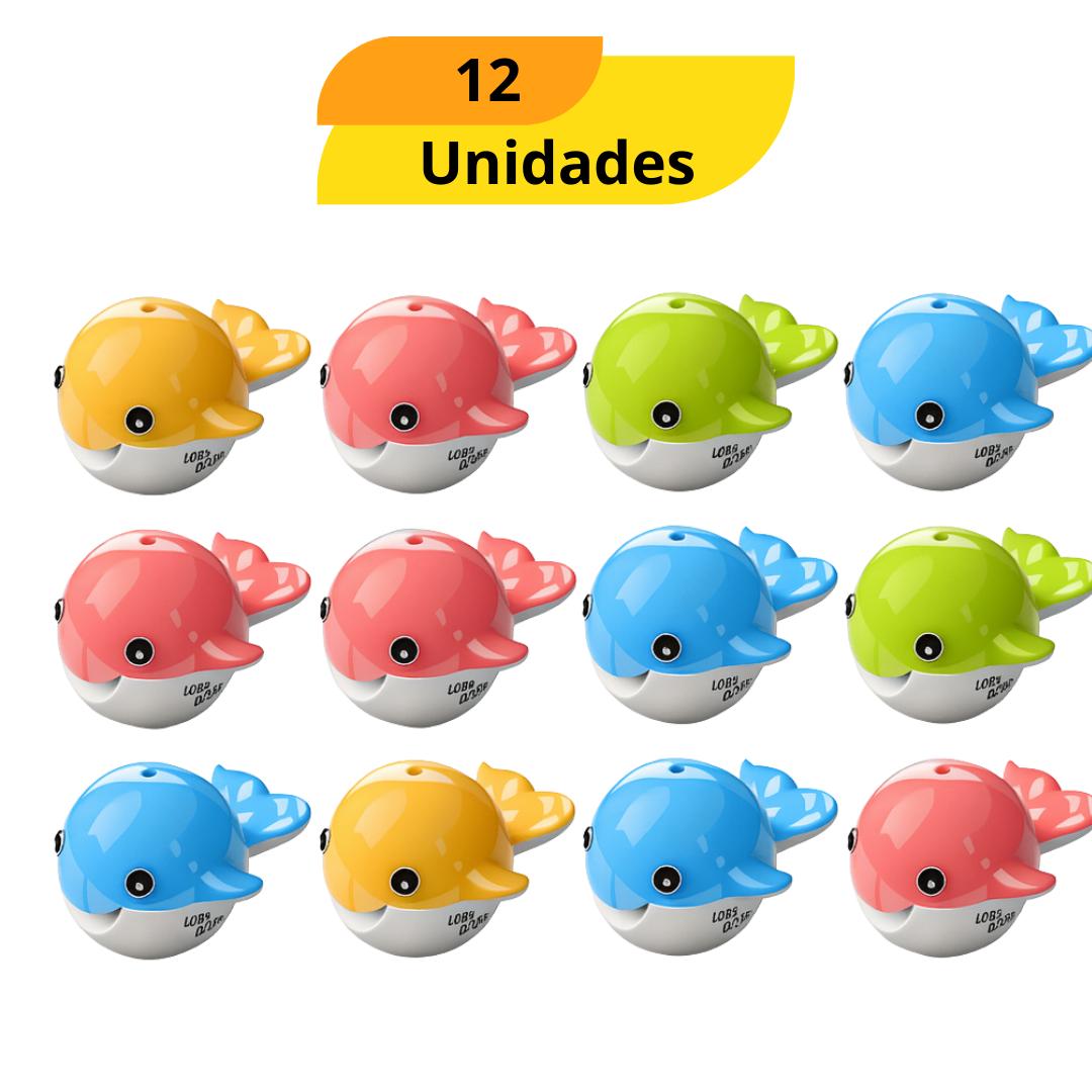 Apontador Duplo Baleia C/Deposito Leo E Leo  - Cx 12 Unidades