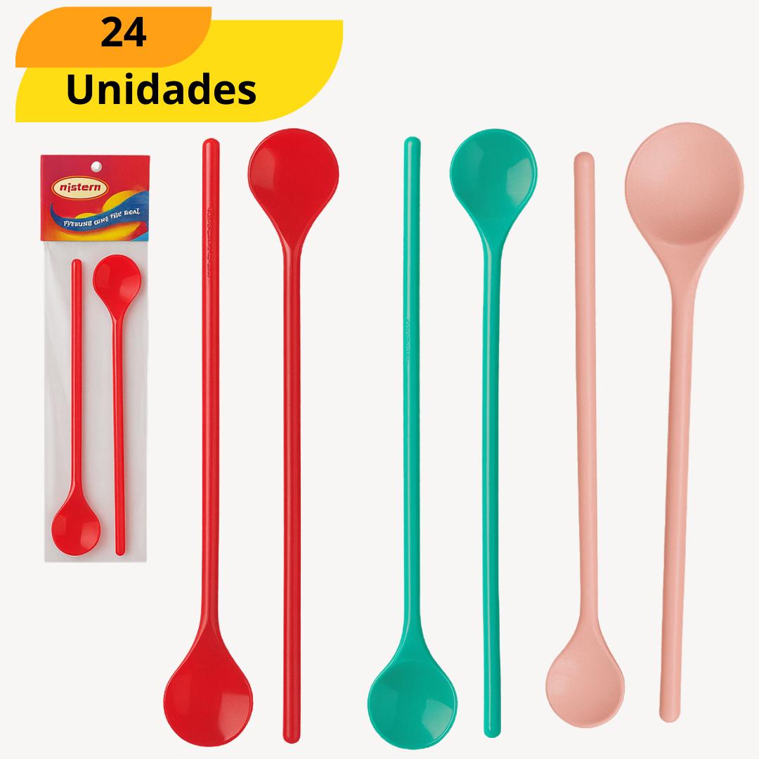 Kit 02 Colher Cb/Longo Injetemp 5800 - Cx 24 Unidades