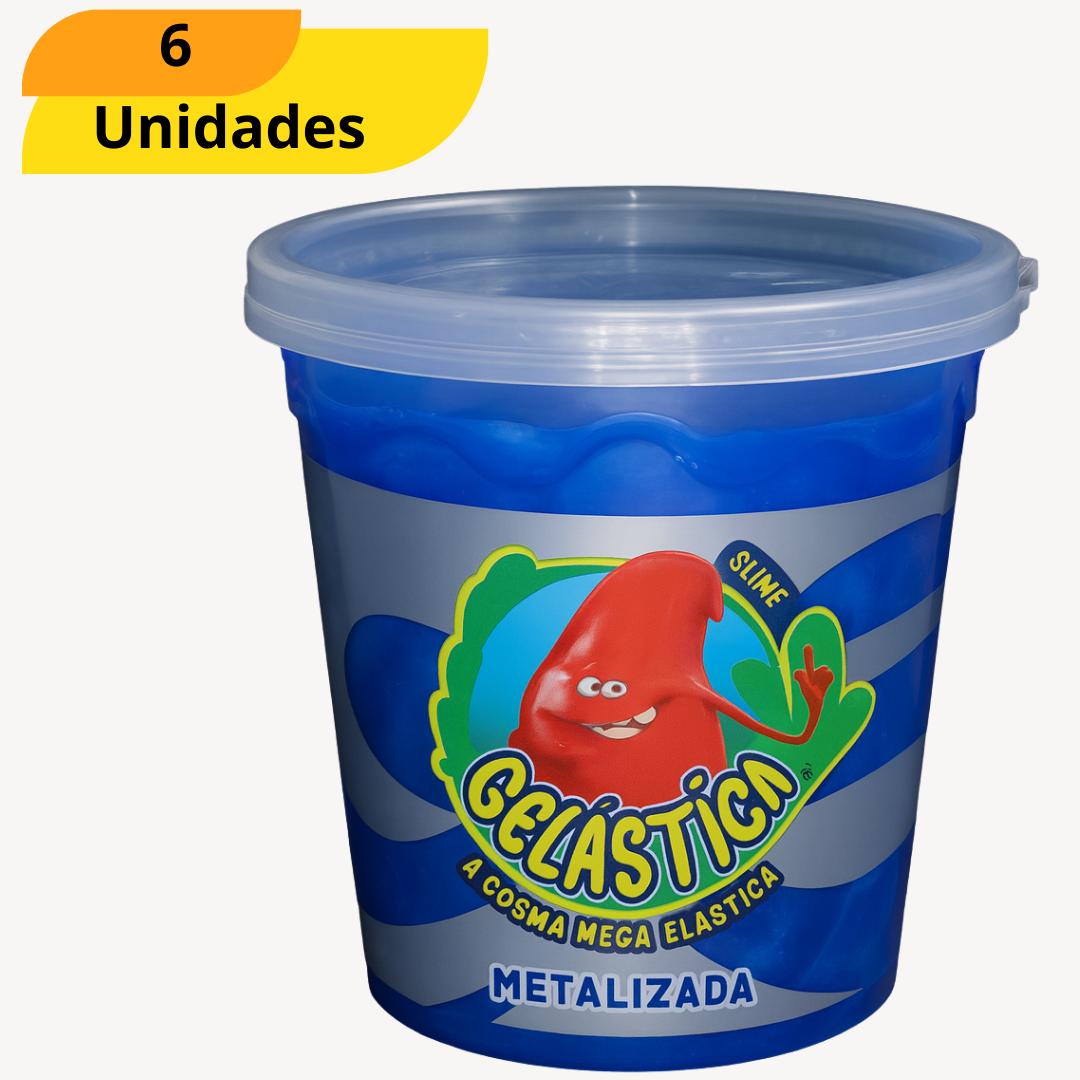 Slime Metalizada 180Gr Sortidos - Cx 6 Unidades
