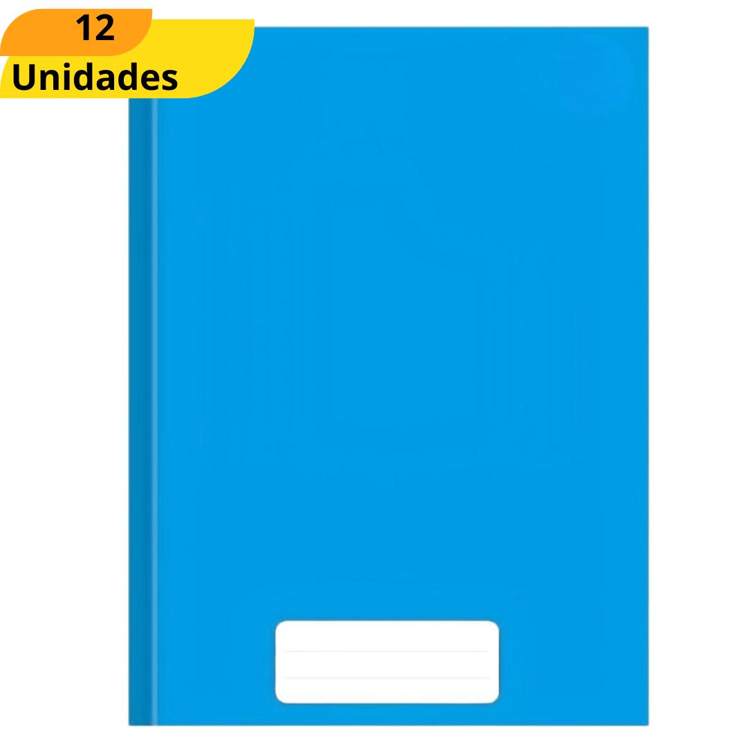 Caderno Broch Cd Azul 80Fls Smart  - Cx 12 Unidades