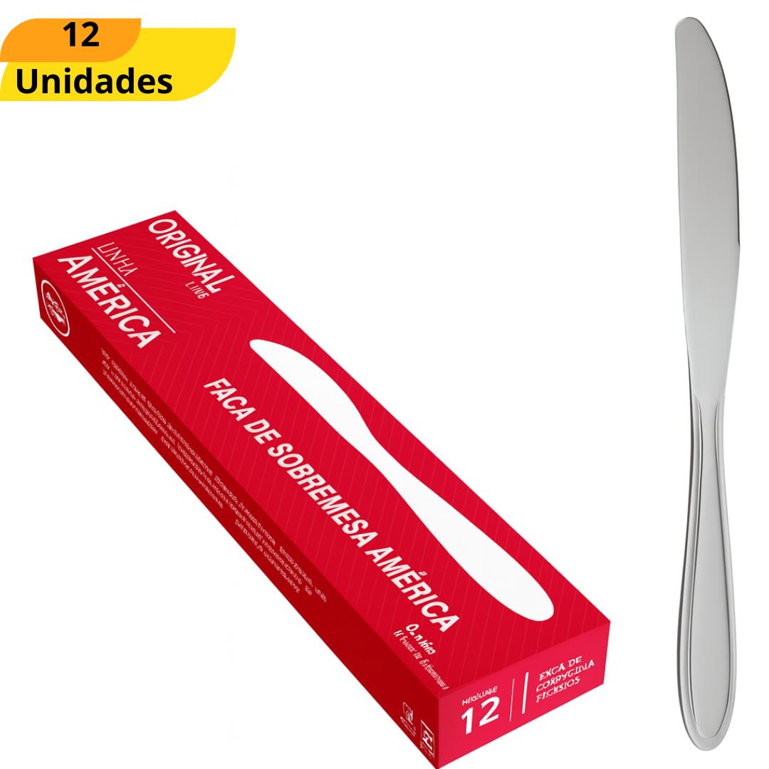 Faca De Sobremesa América Original Line - Cx 12 Unidades