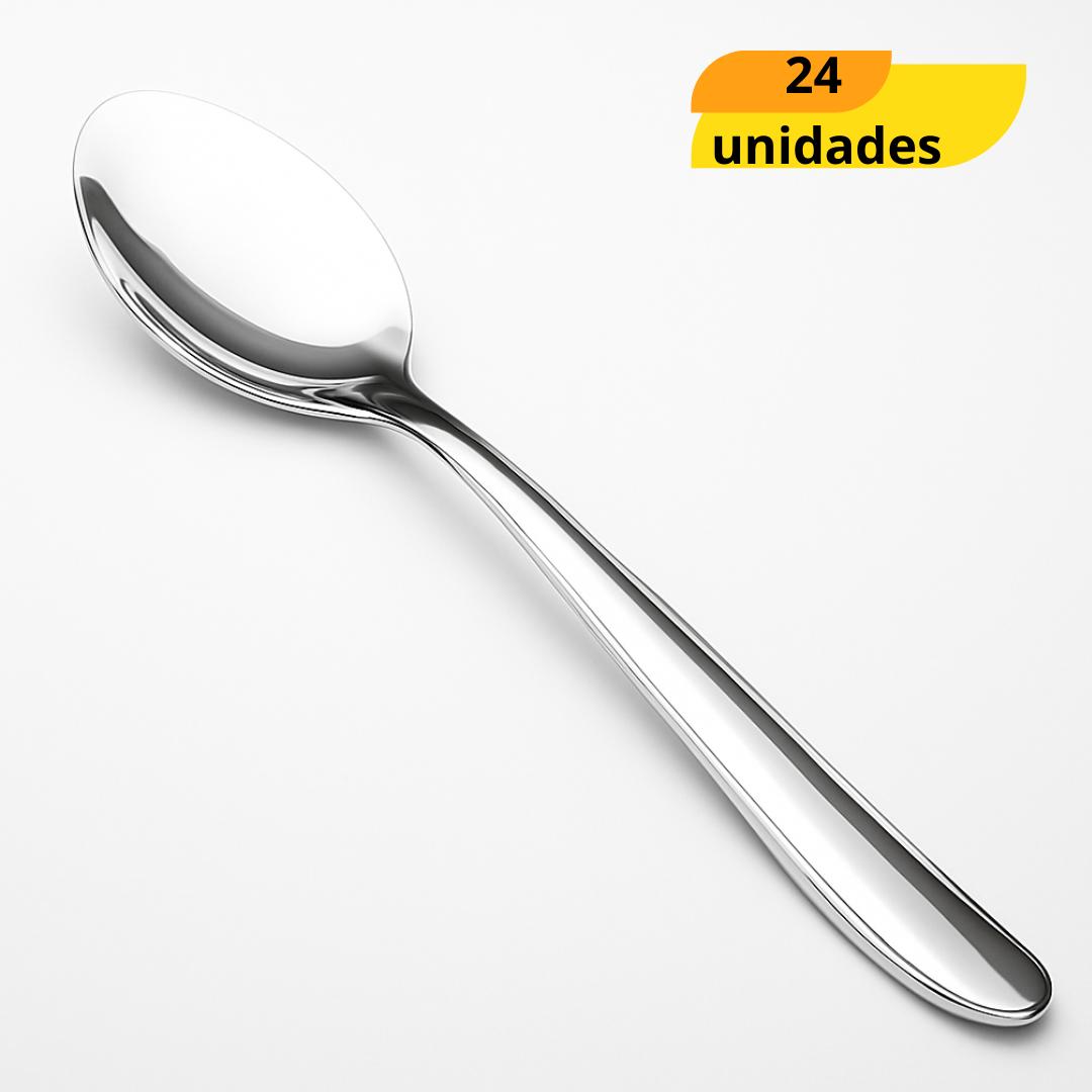 Colher De Cha Inteirico 13Cm Chazak - Cx 24 Unidades