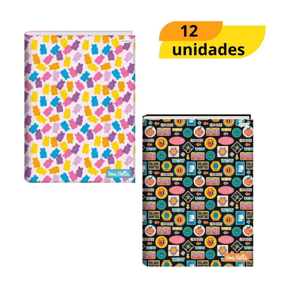 Caderno Brochura 1/4 Stella Jandaia - Cx 12 Unidades