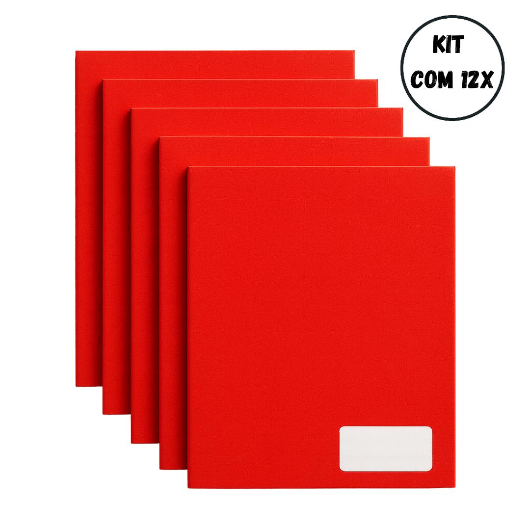 Caderno Broch Cd Vermelho 80Fls Smart  - Cx 12 Unidades