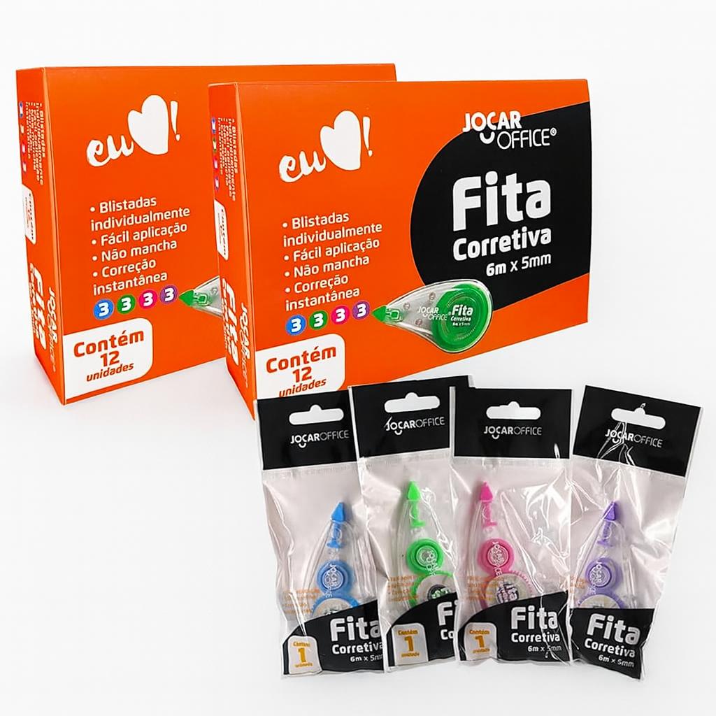 Corretivo Fita Leo E Leo  - Cx 12 Unidades