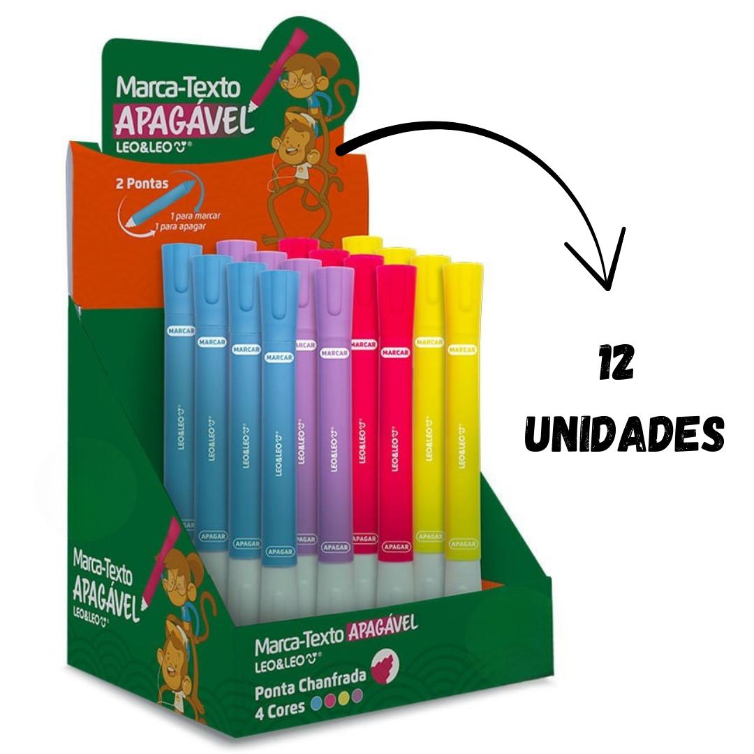 Marca Texto Apagavel Leo Leo 94144 - Cx 12 Unidades
