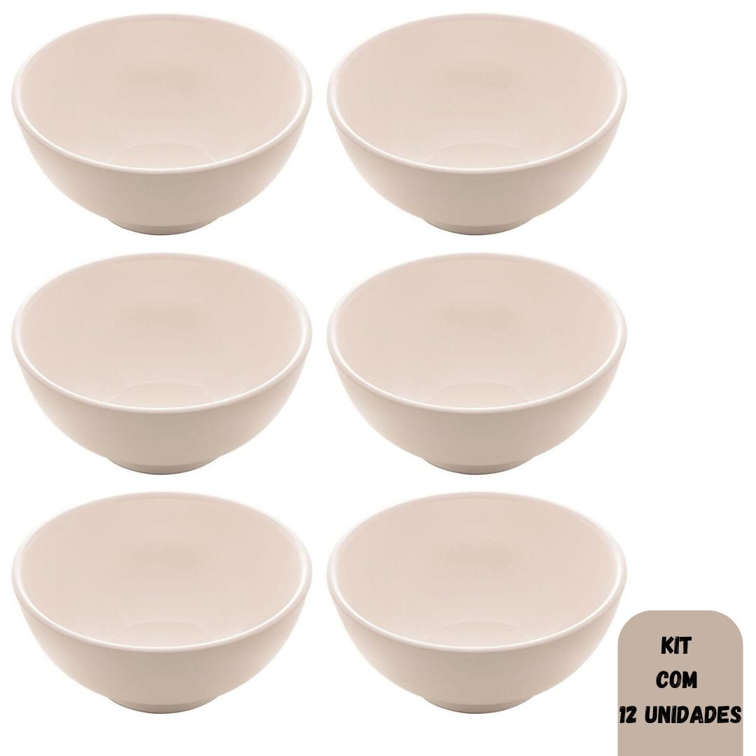 Bowl De Porcelana Clean 13X6,5Cm Coliseu - Cx 12 Unidades