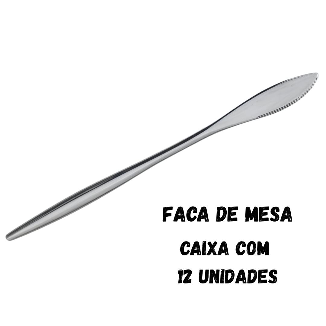 Faca De Mesa Inox Chazak - Cx 12 Unidades