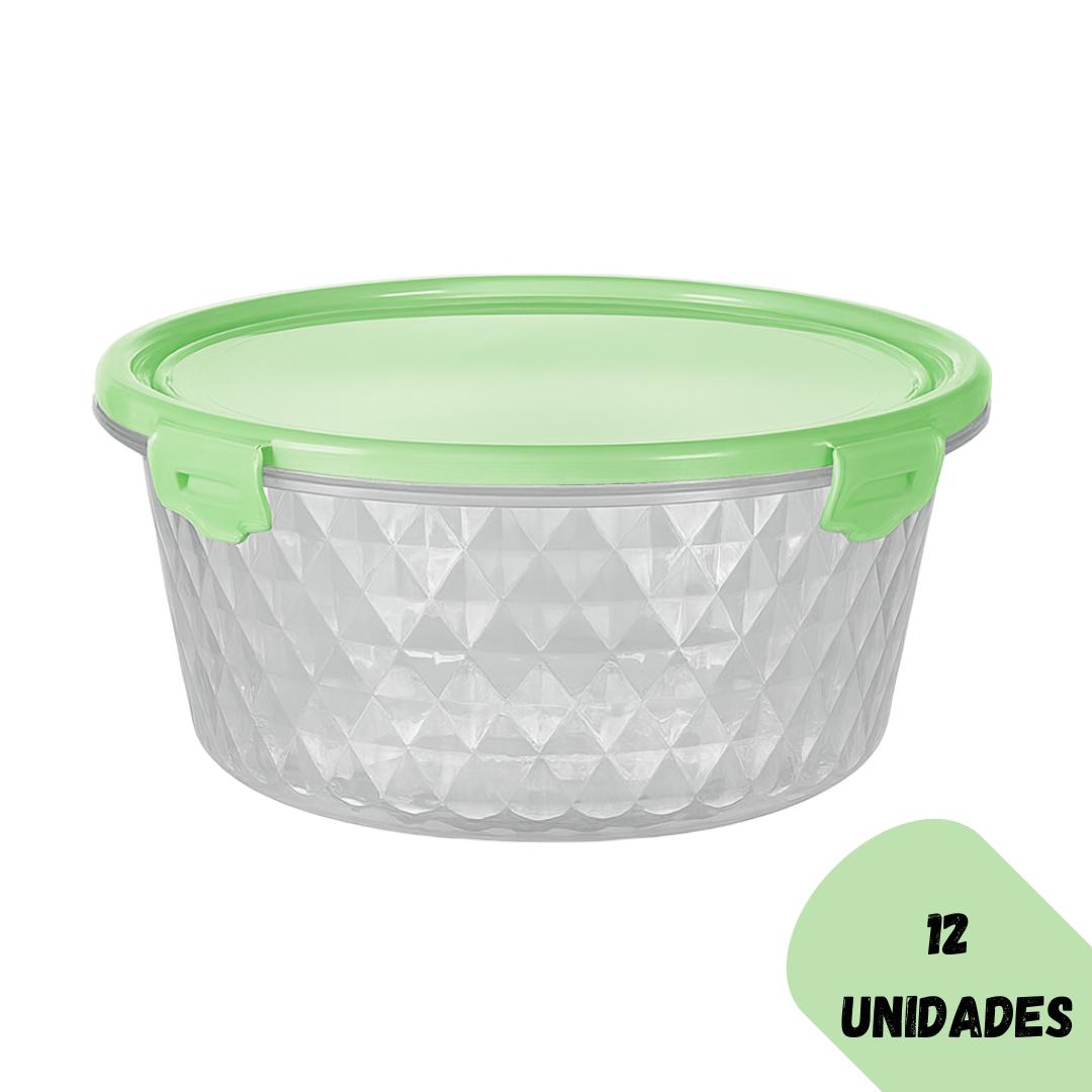Pote Redondo Cristal 0,55L- Cx 12 Unidades