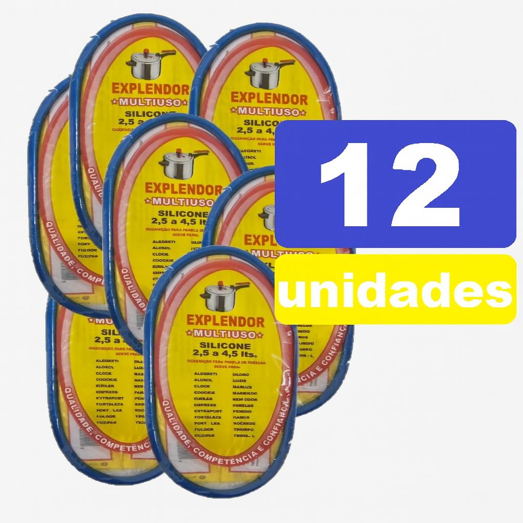 Borracha P/Panela 4,5Lts Explendor 005 - Cx 12 Unidades