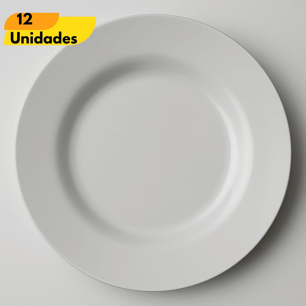 Prato Opaline Menu Sob - Cx 12 Unidades