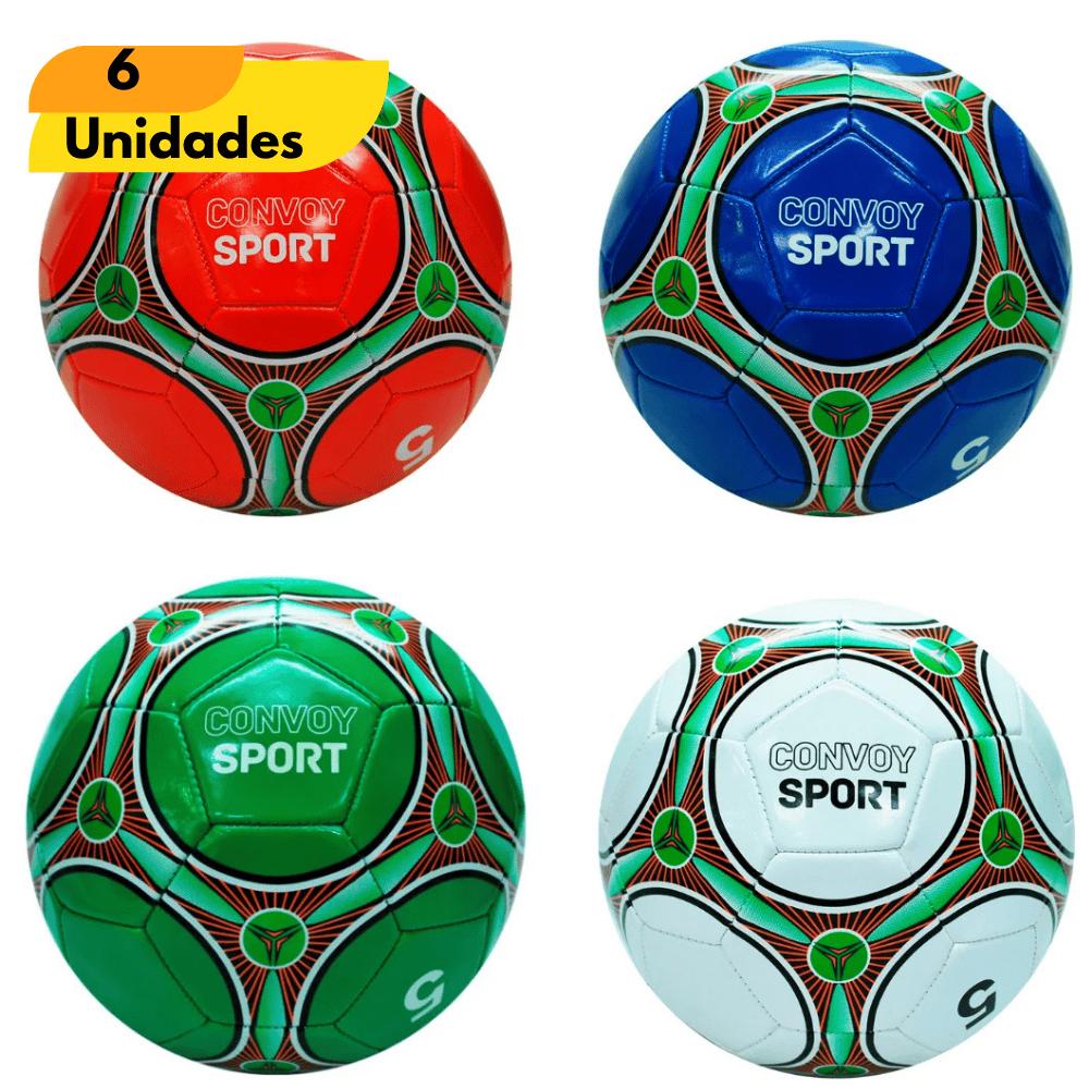 Bola De Futebol N5 Pvc - Cx 6 Unidades