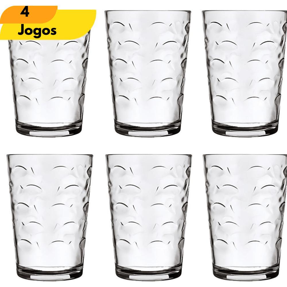 Jogo Copo Laguna 265Ml C/6 - Cx 4 Unidades