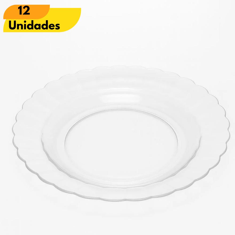 Prato P/Sopa 9 Marguerite - Cx 12 Unidades
