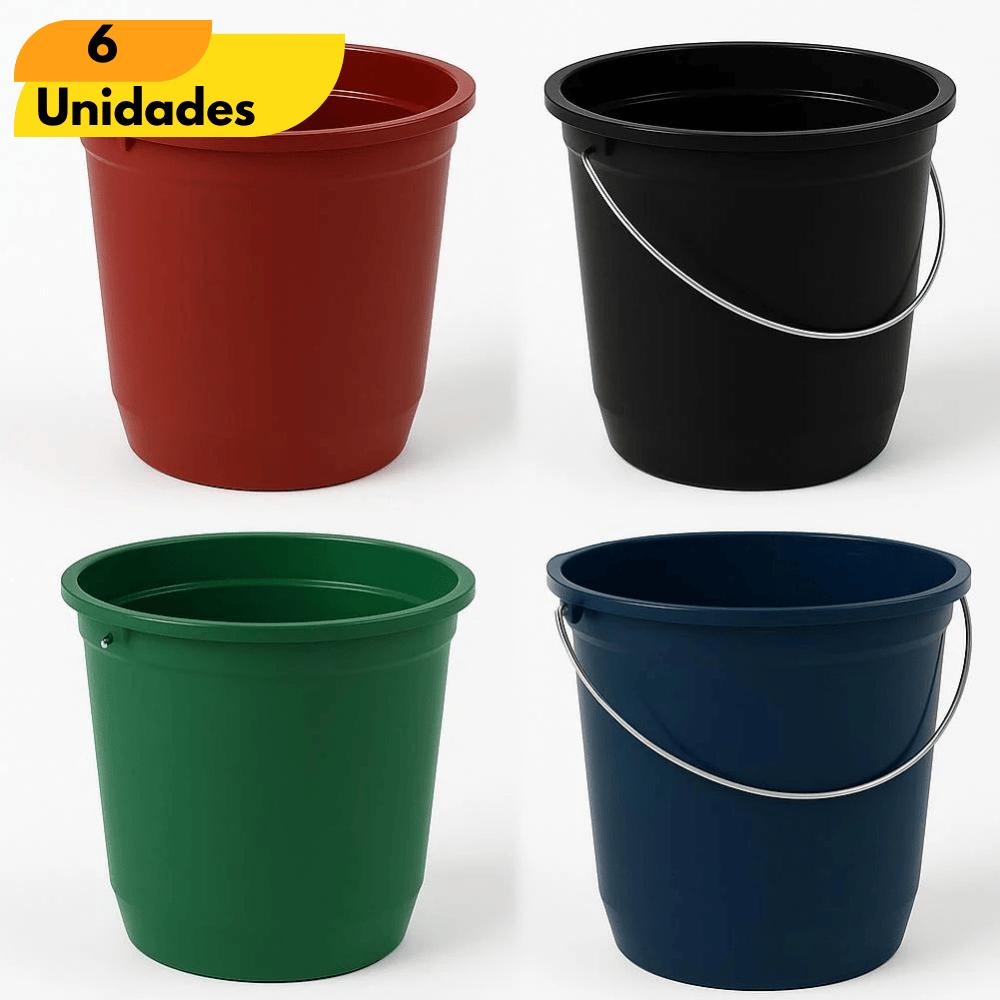 Balde 13L Inplast - Cx 6 Unidades