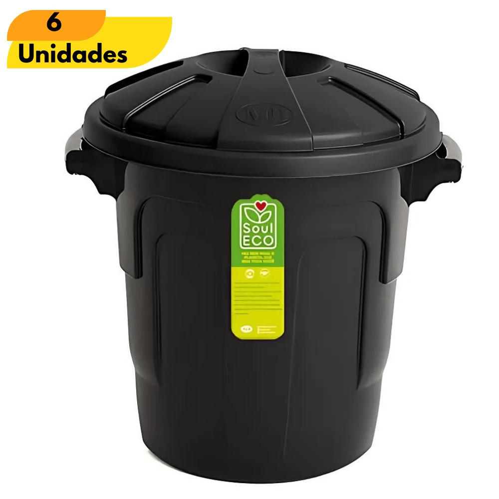 Lixeira Pop 10Lt - Cx 6 Unidades