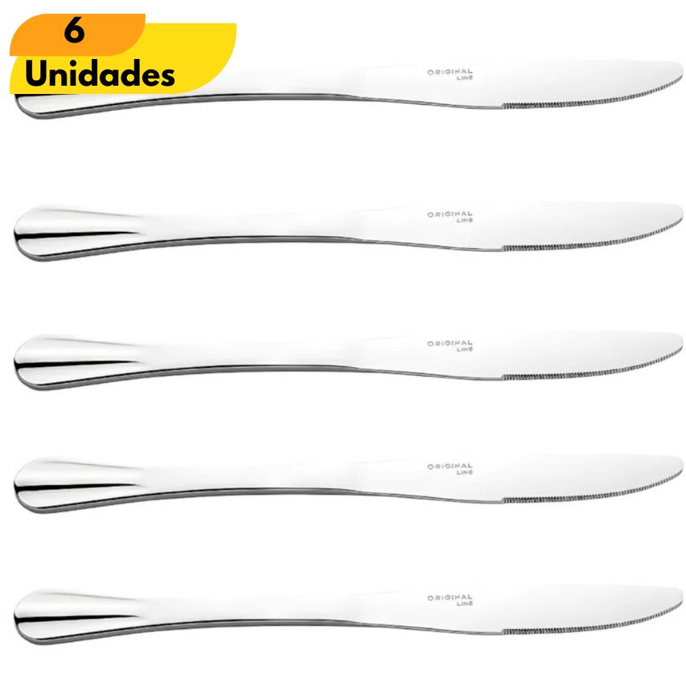 Faca Mesa Euro Original Line- Cx 6 Unidades