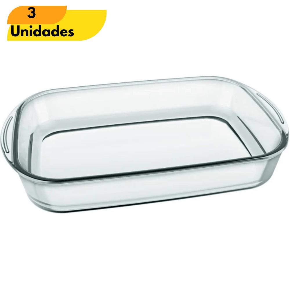 Assadeira Lasanheira Rt 4L - Cx 3 Unidades