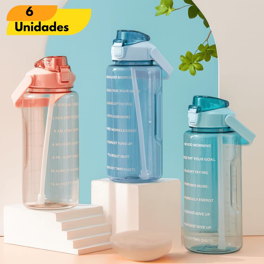 Garrafa Plast 2Lts Transparente - Cx 6 Unidades