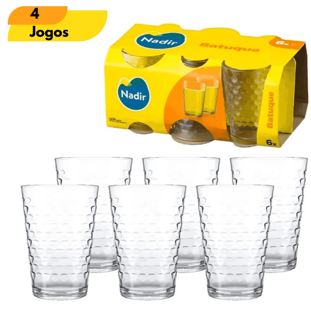 Jogo De Copos Batuque C/6 - Cx 4 Unidades
