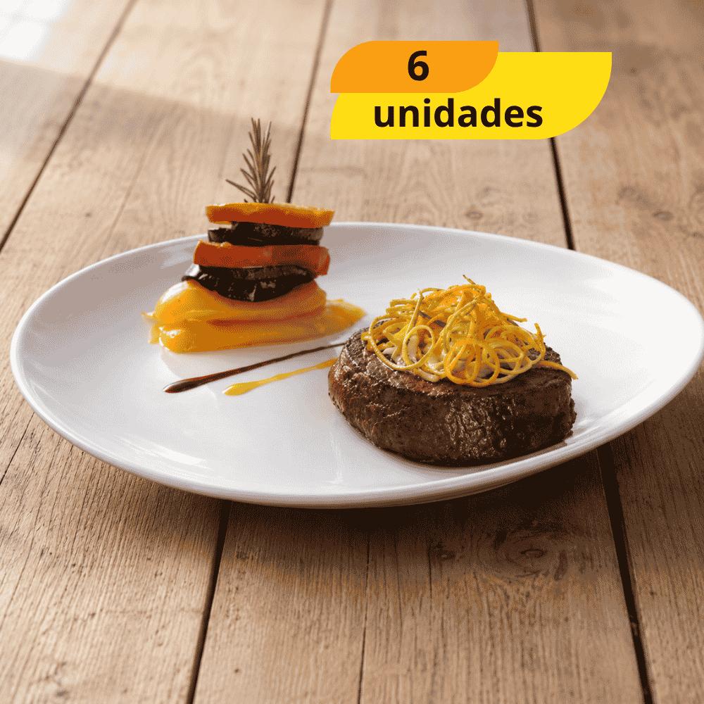 Prato Duralex Steak Nadir - Cx 6 Unidades