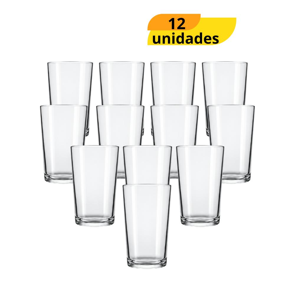 Copo Long Drink Suco e Refrigerante 390ml Nadir - Cx 12 Unidades