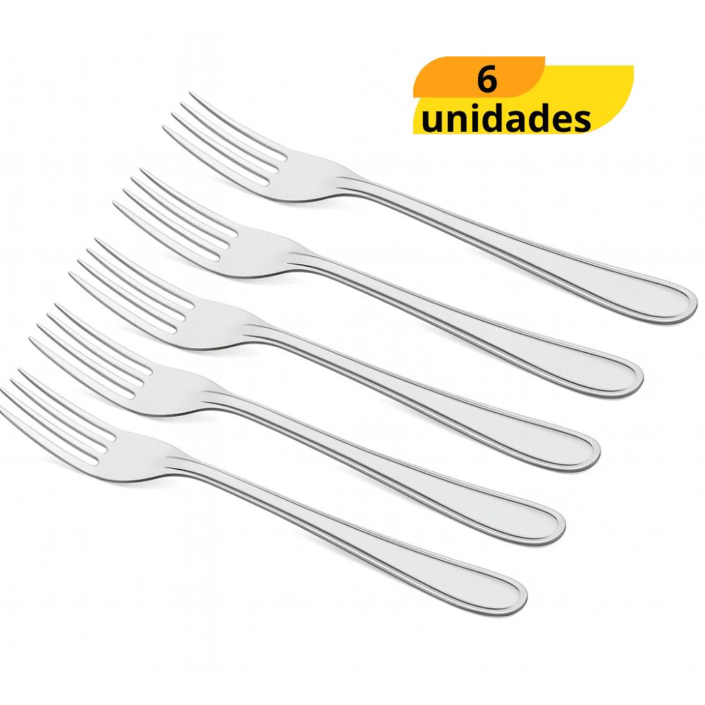 Garfo De Mesa Recife Inox Chazak - Cx 6 Unidades