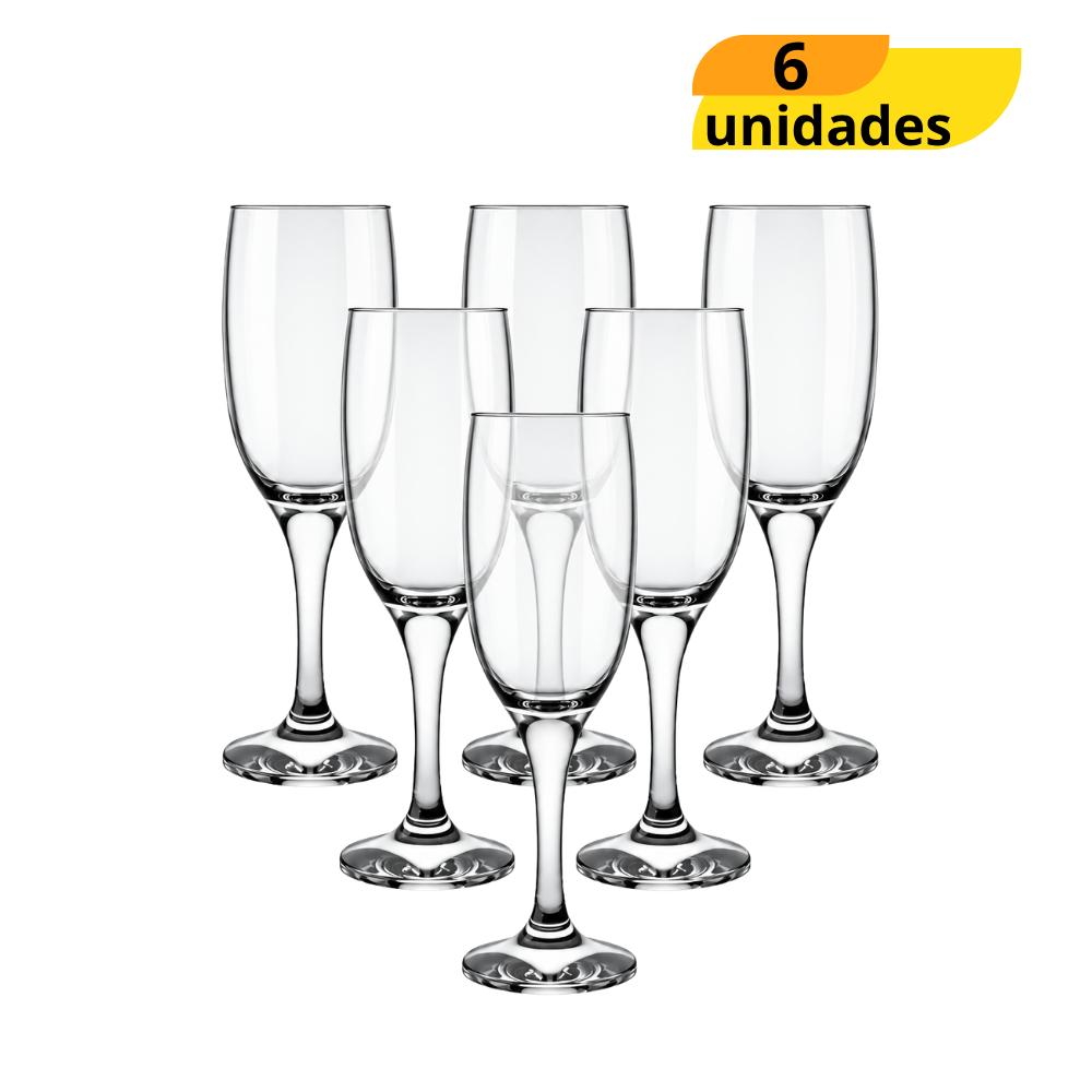 Taça Windsor Champanhe 210ml Nadir - Cx 6 Unidades