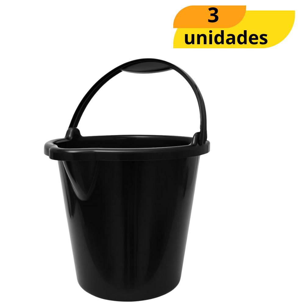 Balde 21L Inplast - Cx 3 Unidades