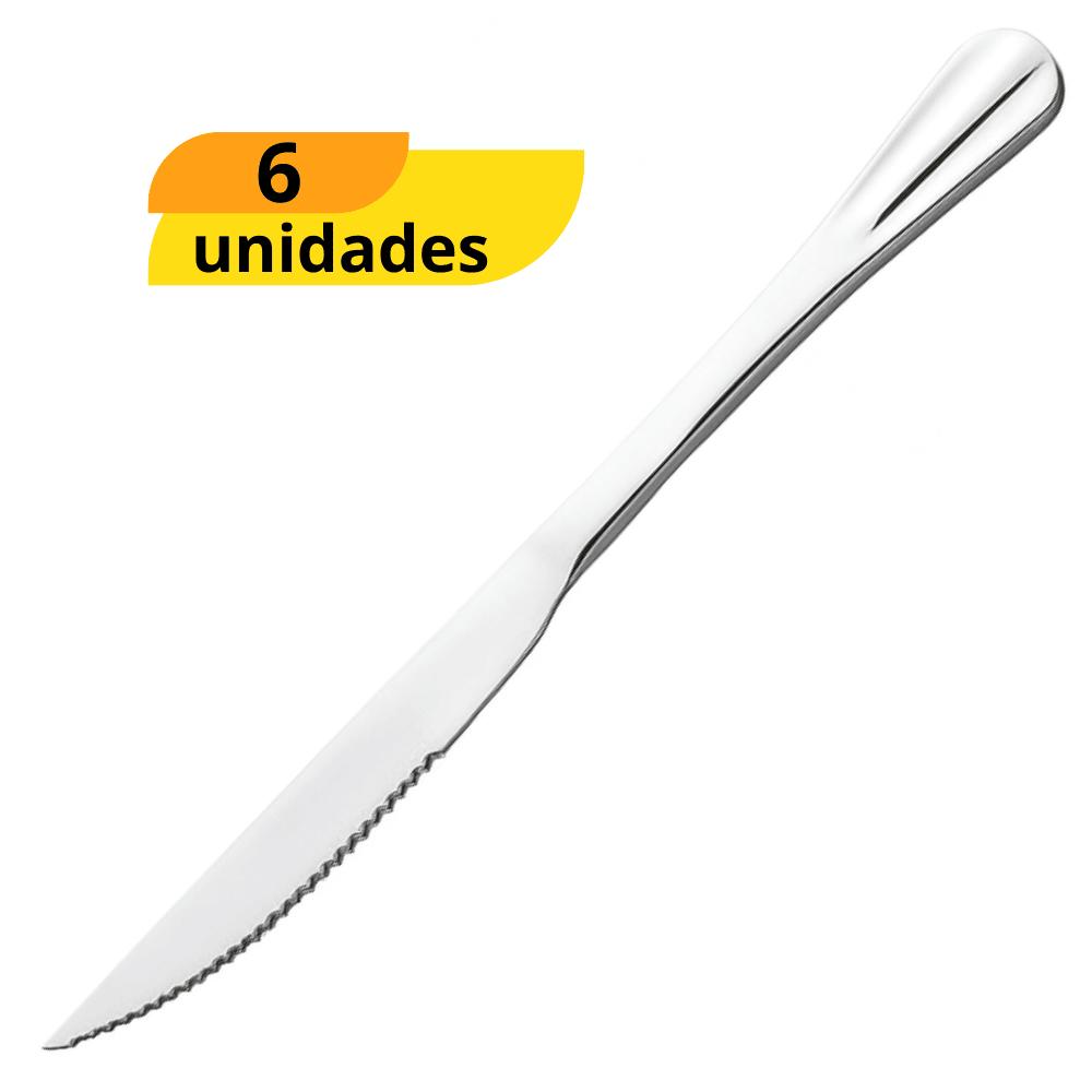 Faca Para Churrasco Euro Original Line - Cx 6 Unidades