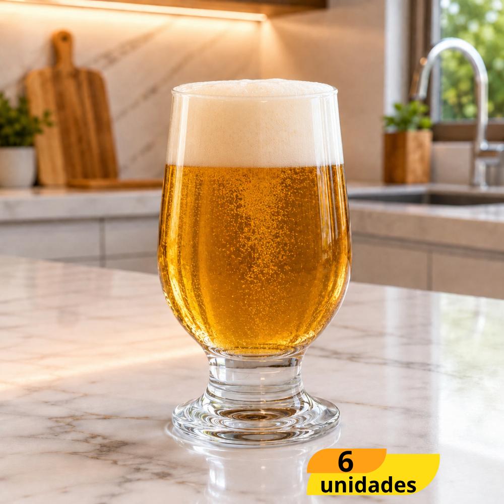 Taça Paulista Cerveja 300ml Nadir - Cx 6 Unidades