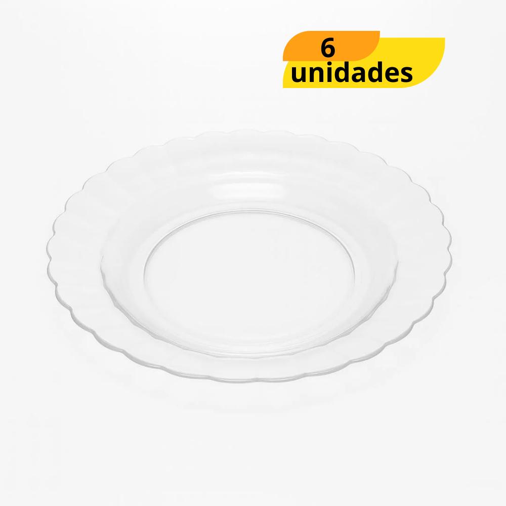 Prato Para Sopa Marguerite - Cx 6 Unidades