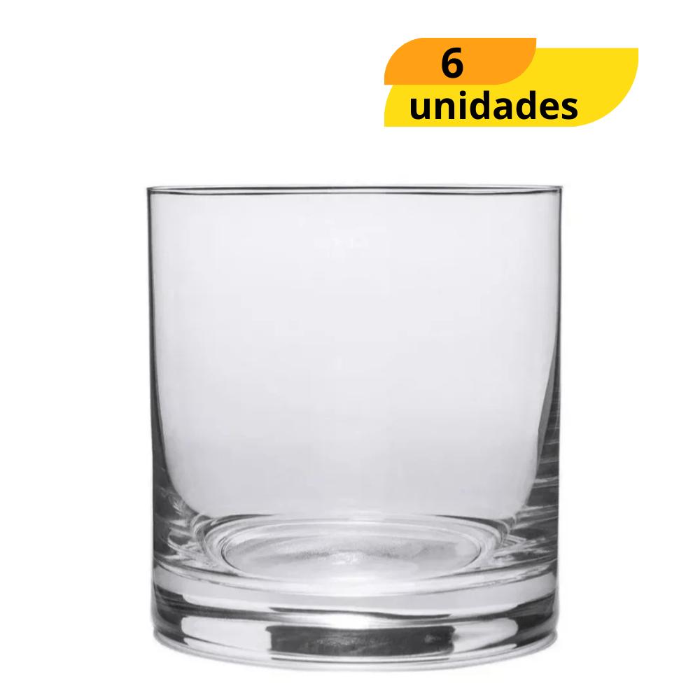 Copo Cylinder Rocks 320Ml Nadir - Cx 6 Unidades