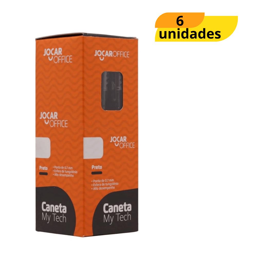 Caneta Esferográfica 0,7Mm Preta Leo&Leo - Cx 6 Unidades