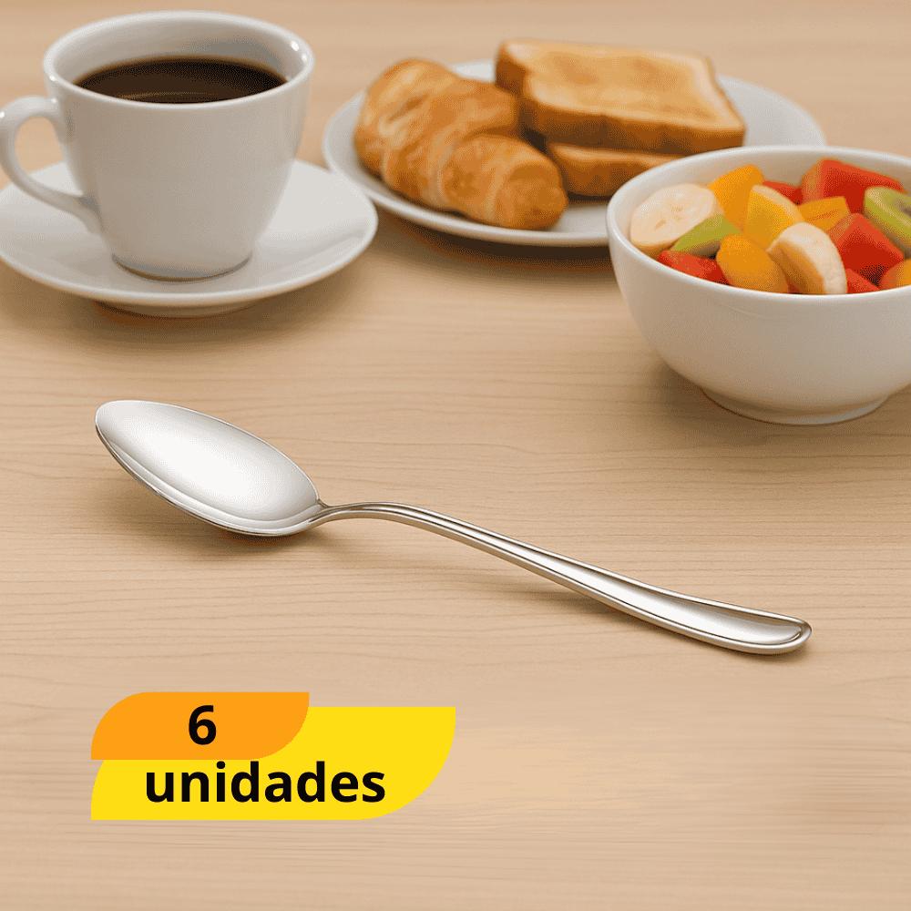 Colher De Chá Inteirico 13Cm Chazak - Cx 6 Unidades