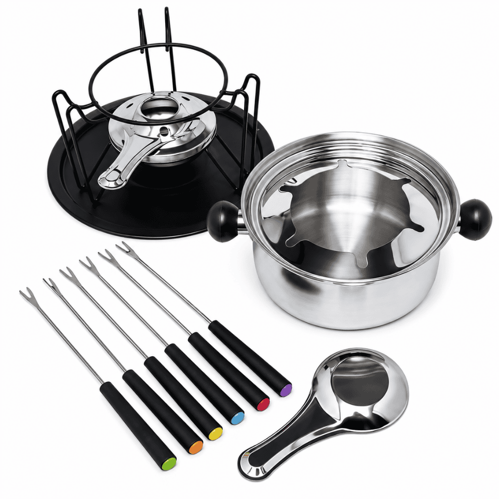 Conjunto para Fondue em Inox 11 Peças Imporiente