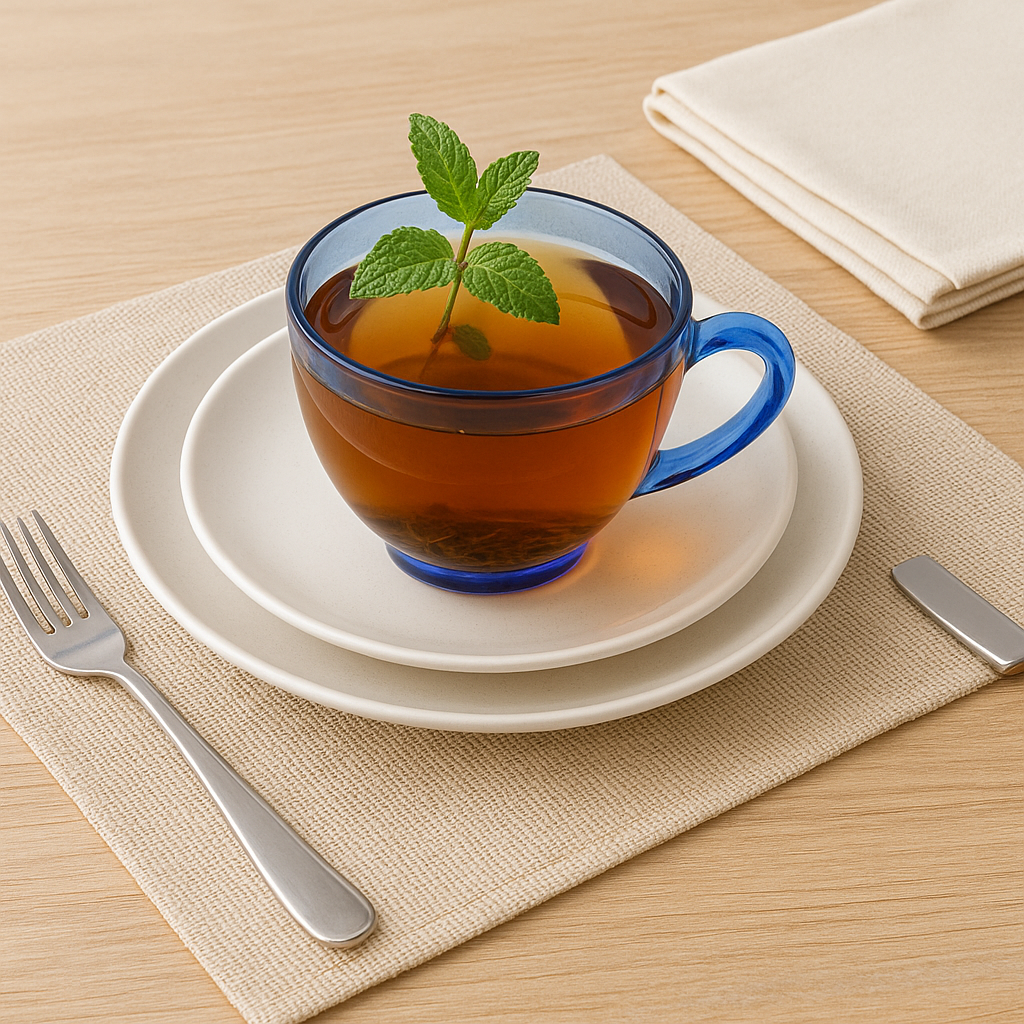 Xicara Chá/Café Azul 225Ml