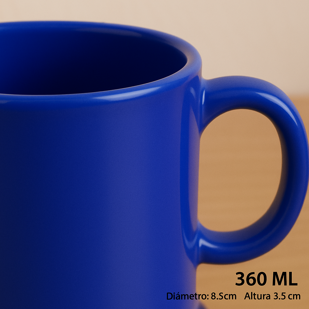 Caneca Az12 360Ml Azul Oxford