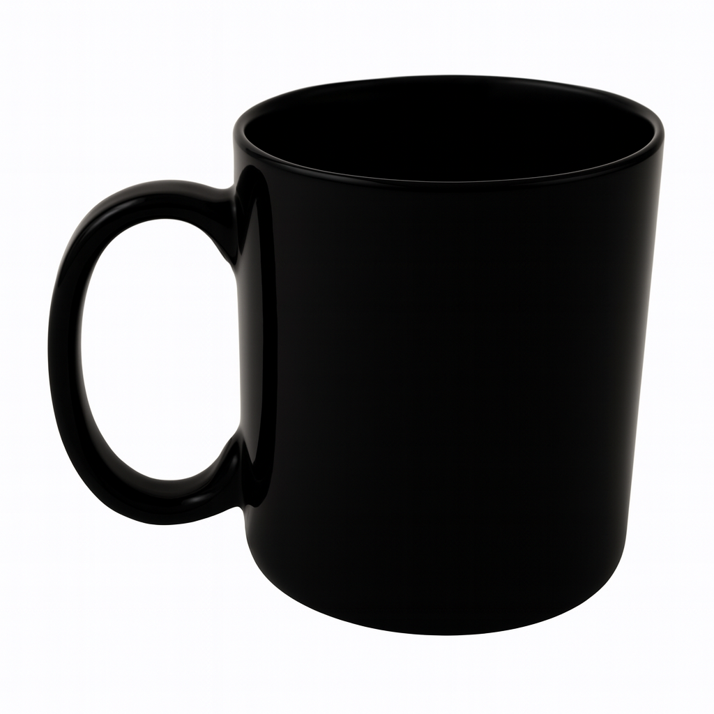 Caneca Reta 300Ml Preta Rr