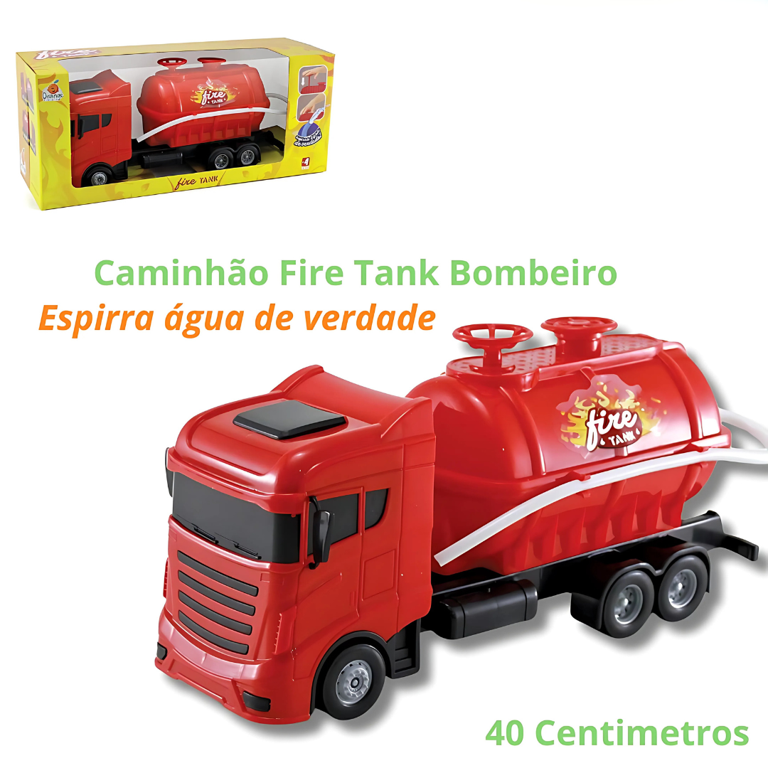 Caminhão Fire Tank Orange