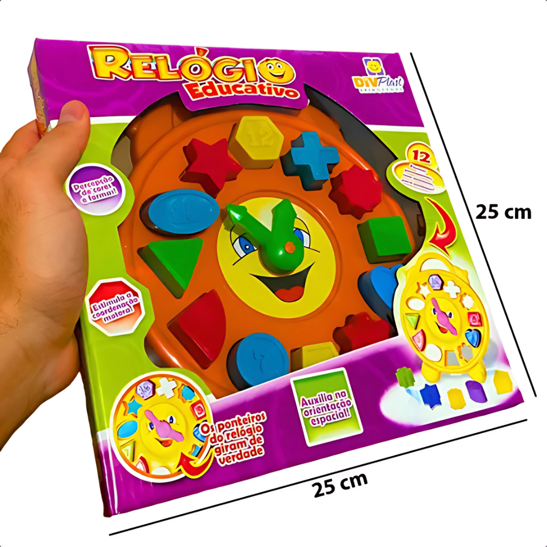 Relógio De Brinquedo Divplast 95
