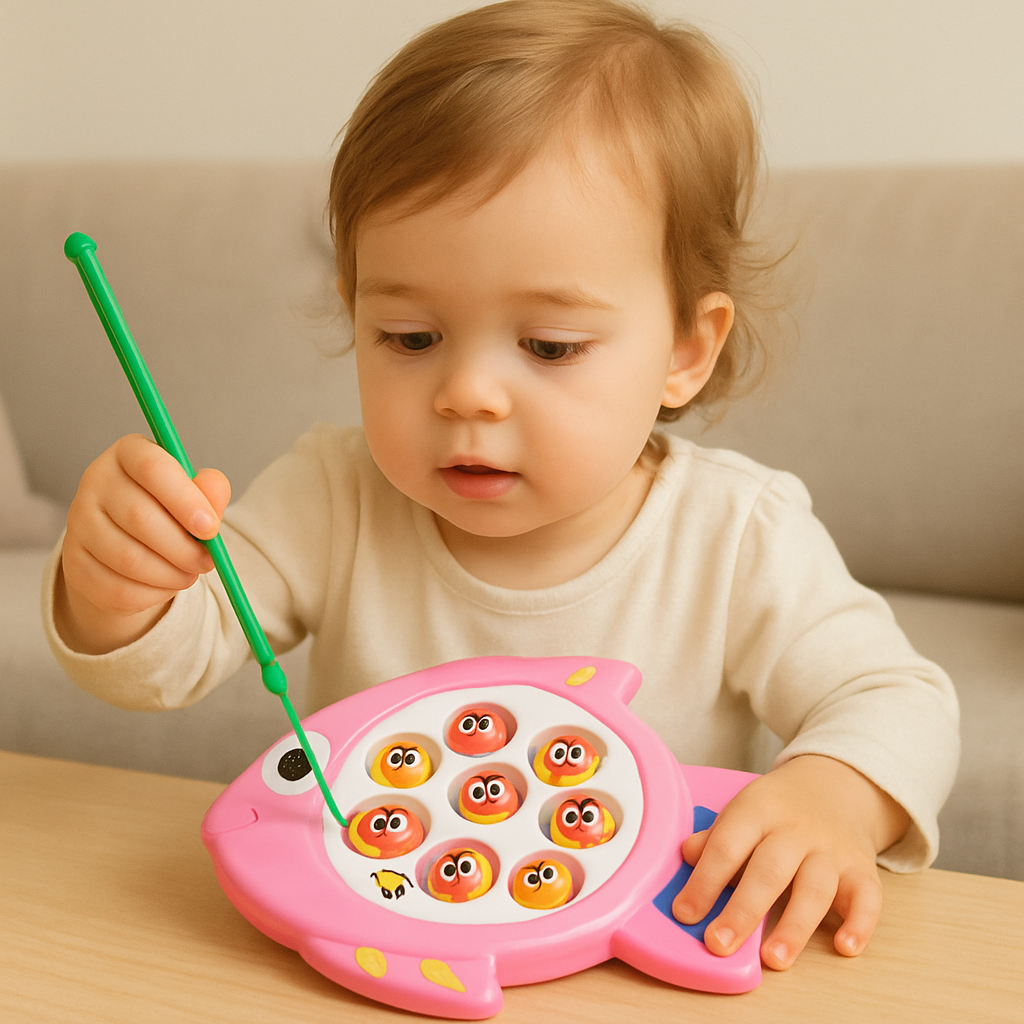 Mini Jogo De Pescaria Peixe Arktoys