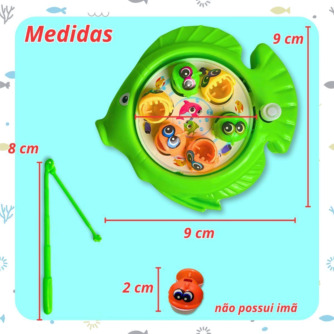 Mini Jogo De Pescaria Peixe Arktoys