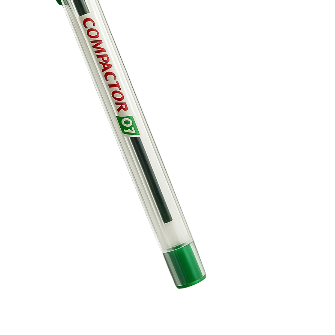 Caneta Esferográfica Verde 07B Compactor