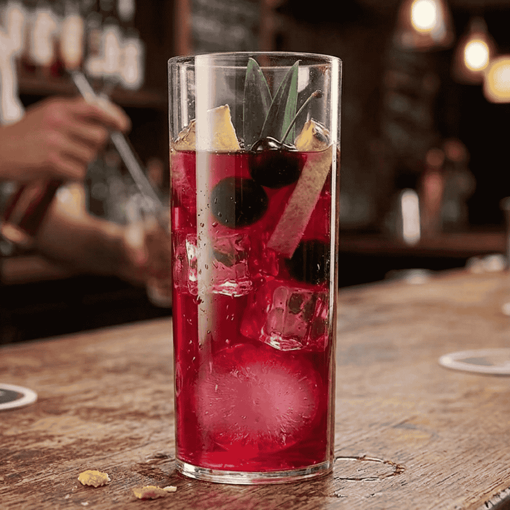 Copo de Acrilico Long Drink Transparente 300Ml Mazel